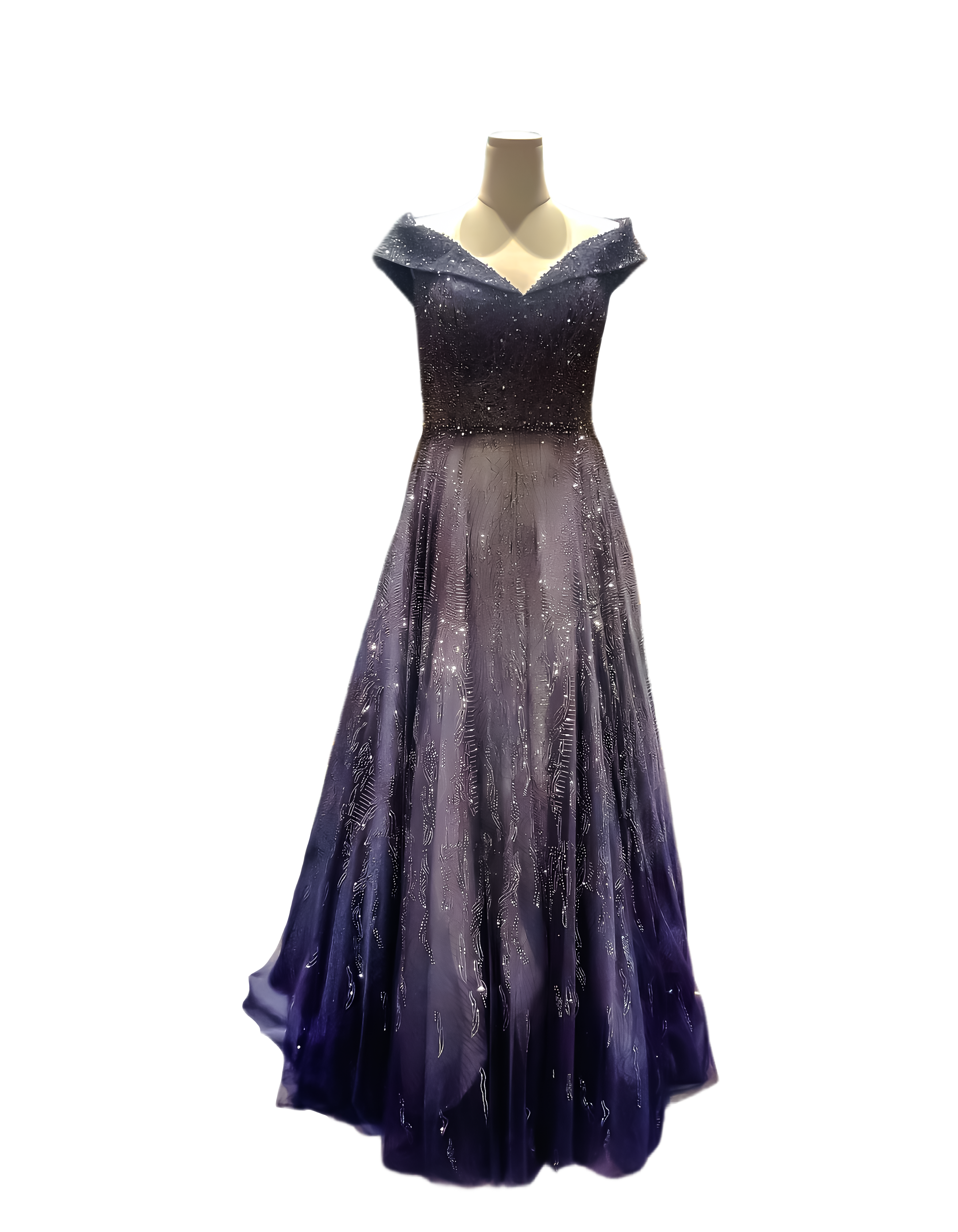 Purple Evening Dress